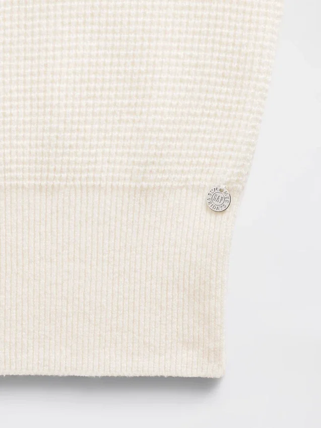 Gap × Summer Fridays CashSoft Waffle Crop-hoodie