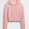 Gap × Summer Fridays CashSoft Waffle Crop-hoodie