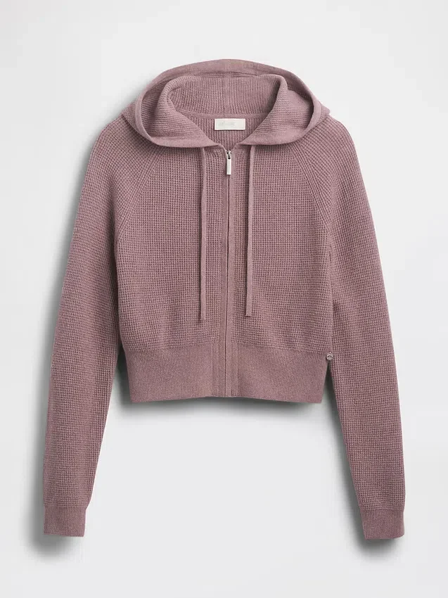Gap × Summer Fridays CashSoft Waffle Crop-hoodie