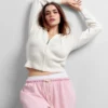 Gap × Summer Fridays CashSoft Waffle Crop-hoodie
