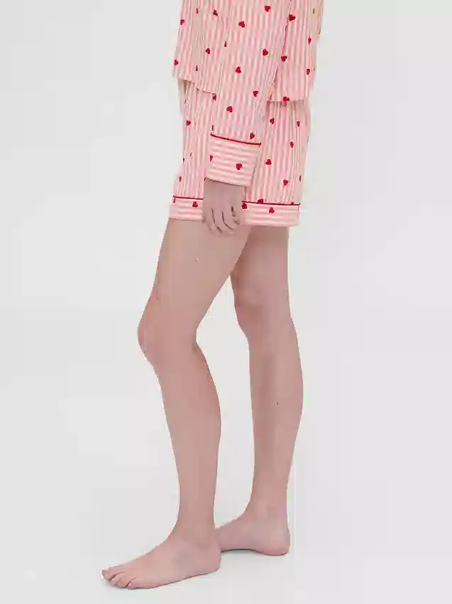 Gap × Summer Fridays Flannel Hearts pyjamasboxershorts