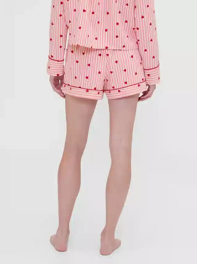 Gap × Summer Fridays Flannel Hearts pyjamasboxershorts