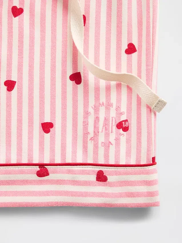 Gap × Summer Fridays Flannel Hearts pyjamasboxershorts