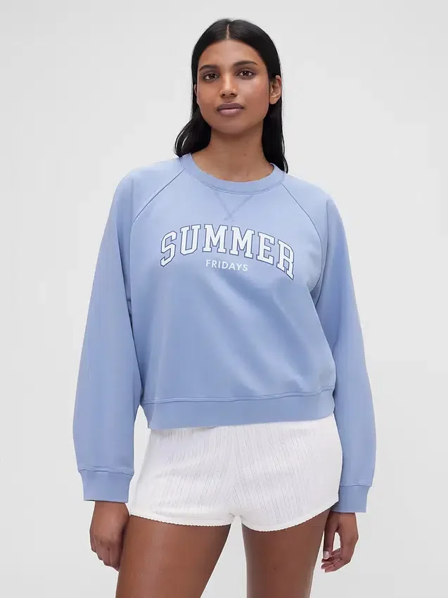 GAP × Summer Fridays Oversized raglan-tröja med Gap Logo