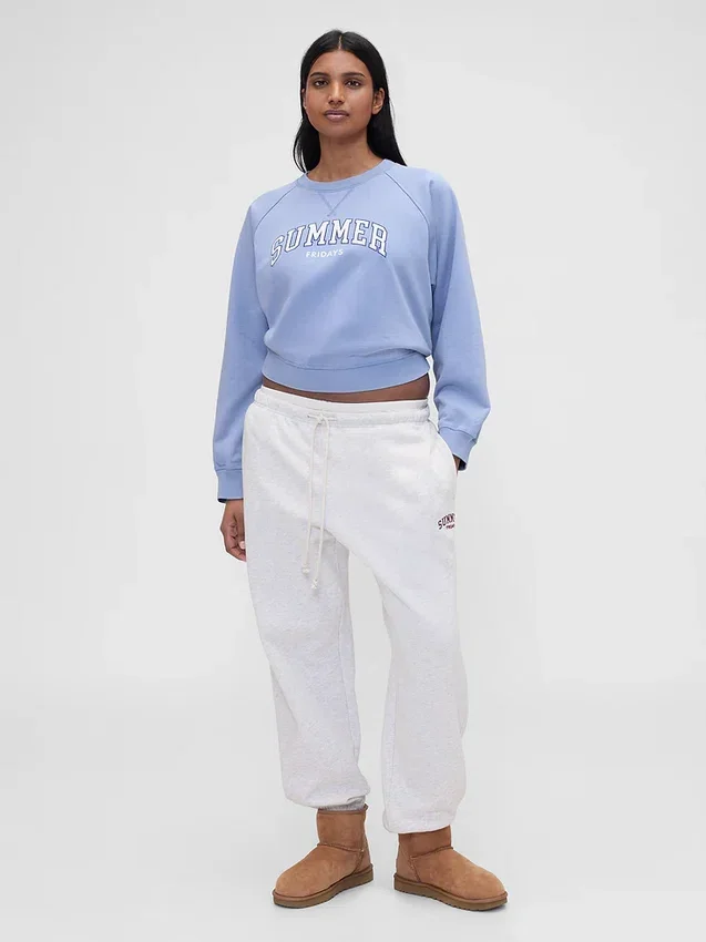 GAP × Summer Fridays Oversized raglan-tröja med Gap Logo
