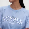 GAP × Summer Fridays Oversized raglan-tröja med Gap Logo
