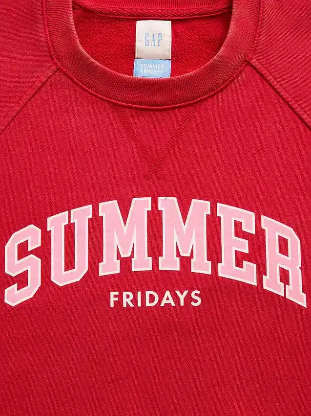 GAP × Summer Fridays Oversized raglan-tröja med Gap Logo