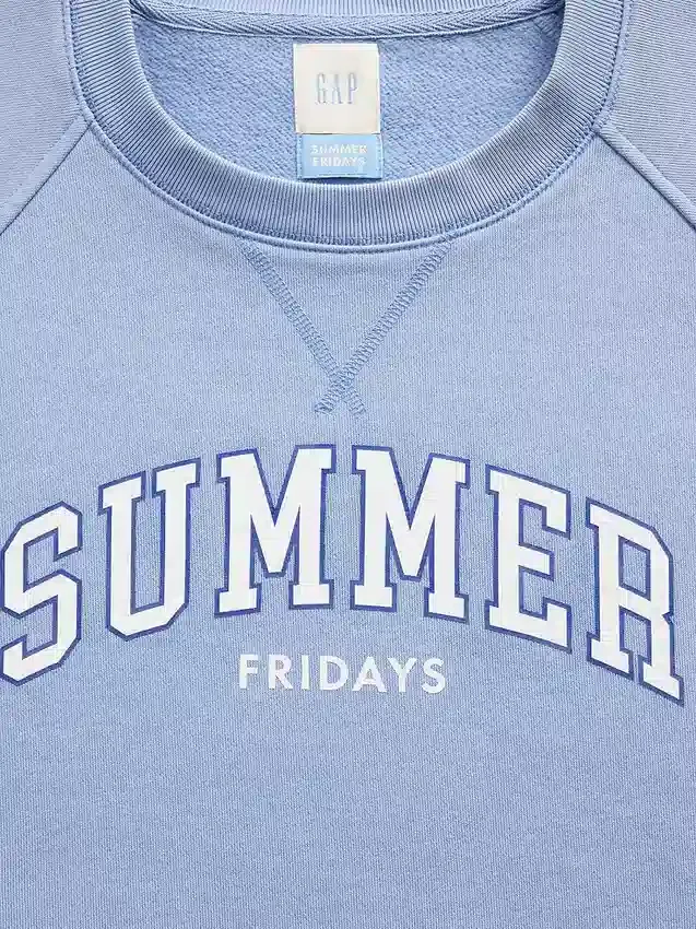 GAP × Summer Fridays Oversized raglan-tröja med Gap Logo