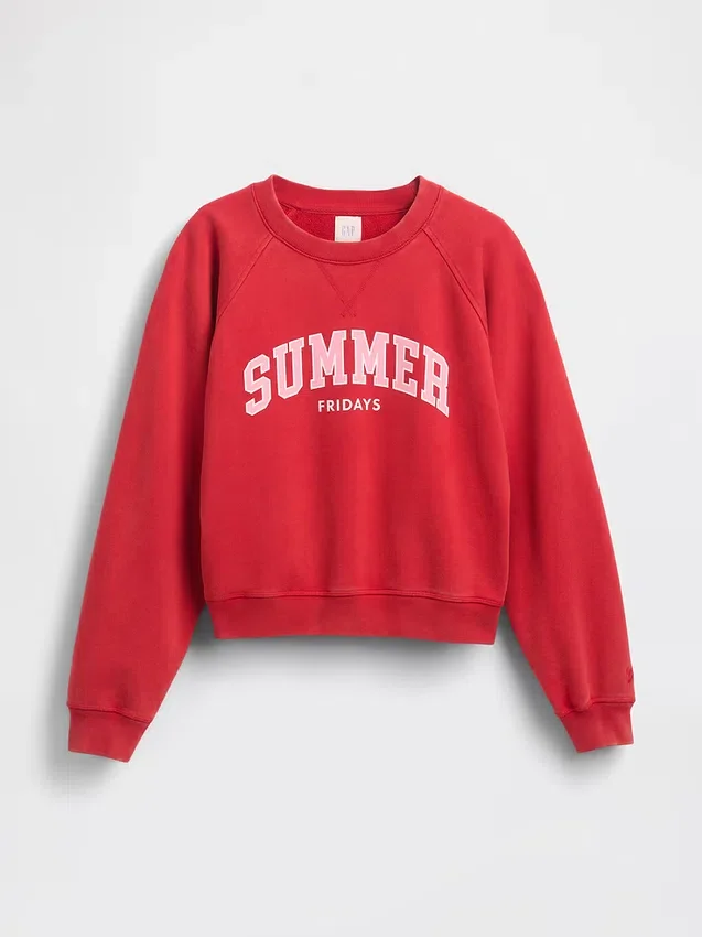 GAP × Summer Fridays Oversized raglan-tröja med Gap Logo