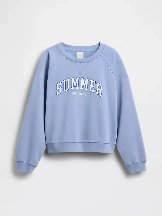GAP × Summer Fridays Oversized raglan-tröja med Gap Logo