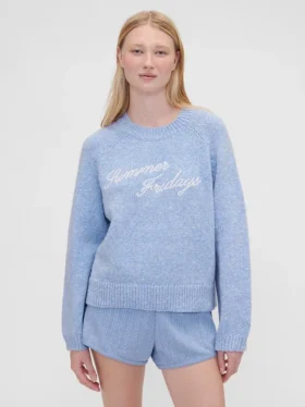 GAP × Summer Fridays Oversized tröja med logotyp