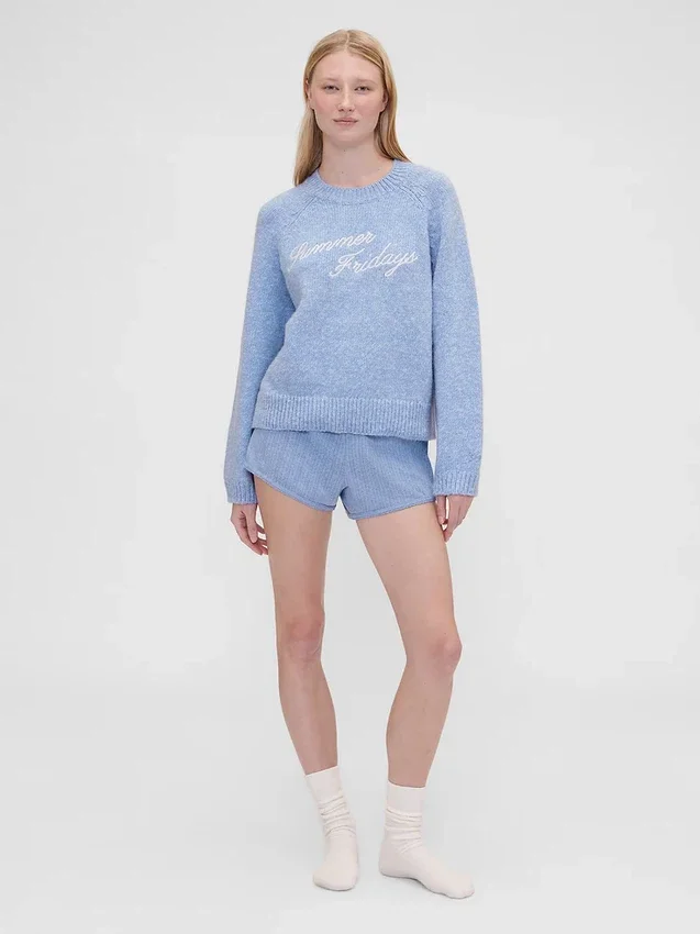 GAP × Summer Fridays Oversized tröja med logotyp