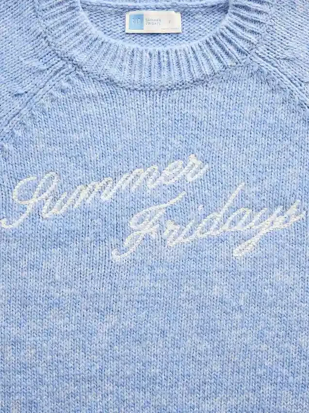 GAP × Summer Fridays Oversized tröja med logotyp
