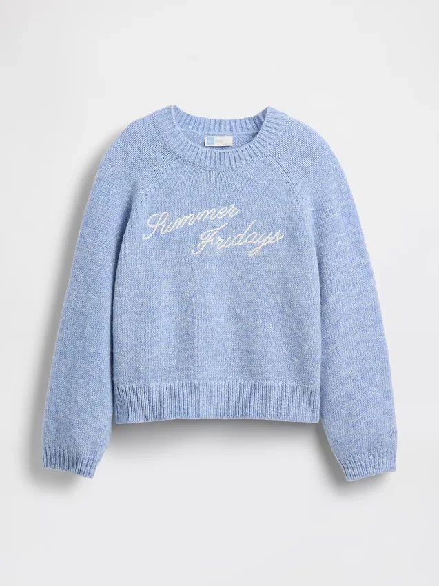 GAP × Summer Fridays Oversized tröja med logotyp