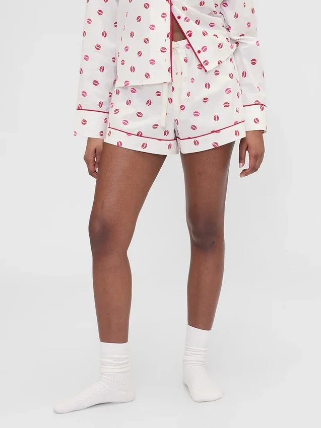GAP × Summer Fridays Poplin Kiss pyjamasboxershorts