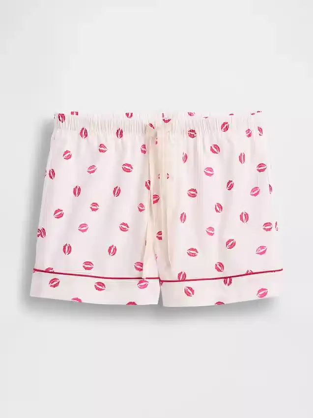 GAP × Summer Fridays Poplin Kiss pyjamasboxershorts