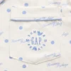 GAP × Summer Fridays pyjamas skjorta i avslappnad flanell med prickmönster