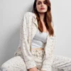 GAP × Summer Fridays pyjamasbyxor i avslappnad passform med prickmönster i flanell