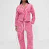 Gap × Summer Fridays Pyjamasbyxor i avslappnad poplin med ränder