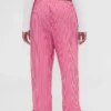 Gap × Summer Fridays Pyjamasbyxor i avslappnad poplin med ränder
