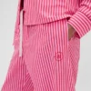 Gap × Summer Fridays Pyjamasbyxor i avslappnad poplin med ränder