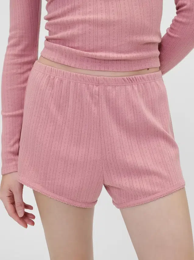 GAP × Summer Fridays pyjamasbyxor i pointelle Shorts