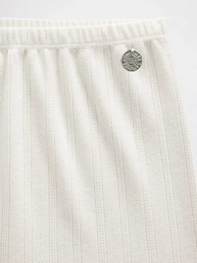 GAP × Summer Fridays pyjamasbyxor i pointelle Shorts