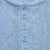GAP × Summer Fridays pyjamasöverdel i pointelle-stickning