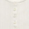 GAP × Summer Fridays pyjamasöverdel i pointelle-stickning