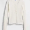 GAP × Summer Fridays pyjamasöverdel i pointelle-stickning