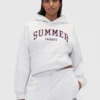 Gap × Summer Fridays Tjock, oversized hoodie med logotyp