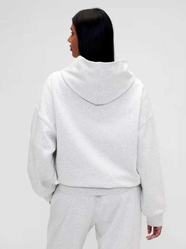 Gap × Summer Fridays Tjock, oversized hoodie med logotyp