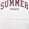 Gap × Summer Fridays Tjock, oversized hoodie med logotyp