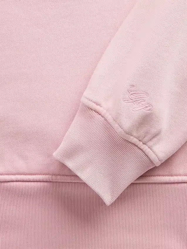 Gap × Summer Fridays Tjock, oversized hoodie med logotyp