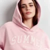 Gap × Summer Fridays Tjock, oversized hoodie med logotyp