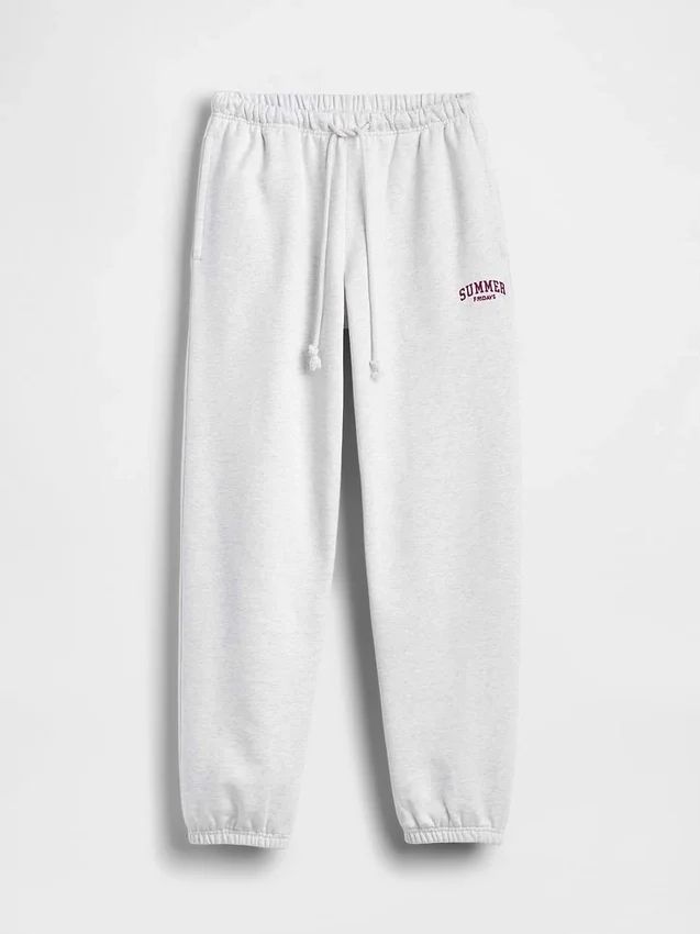 GAP × Summer Fridays tjocka joggingbyxor med avslappnad passform och logotyp