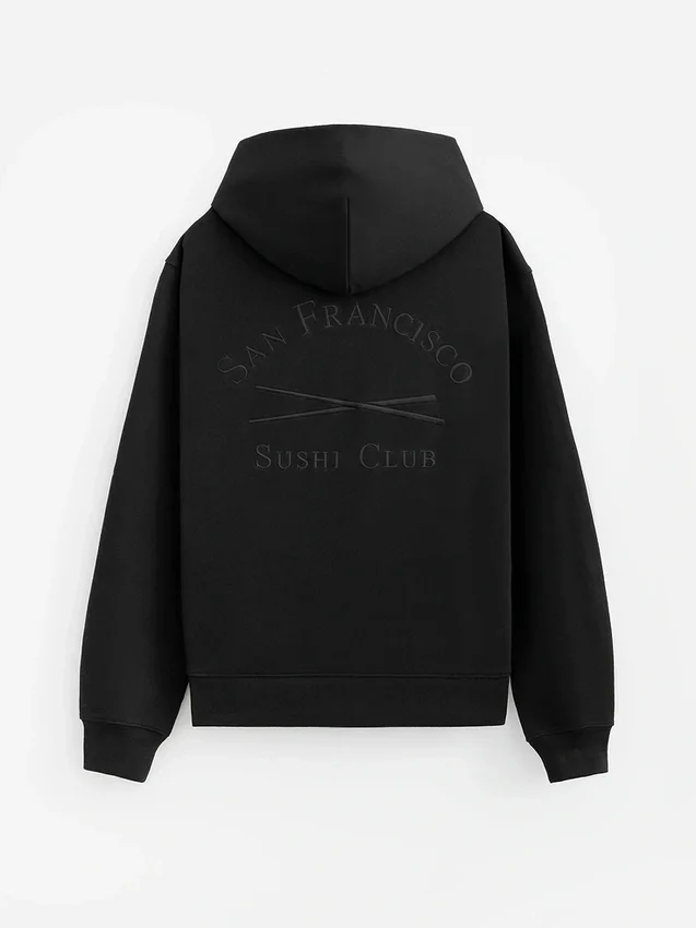 GAP × Sushi Club Tjock hoodie med logotyp