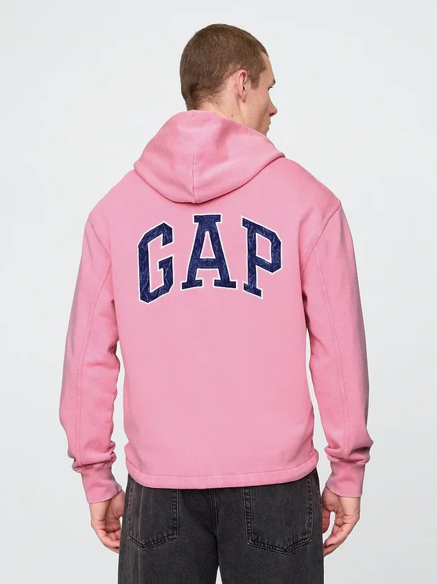 GAP Tjock hoodie i frotté med Gap Logo