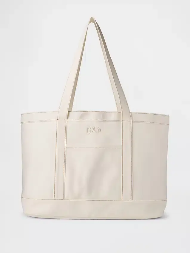 Gap-tote-väska i denim med logotyp