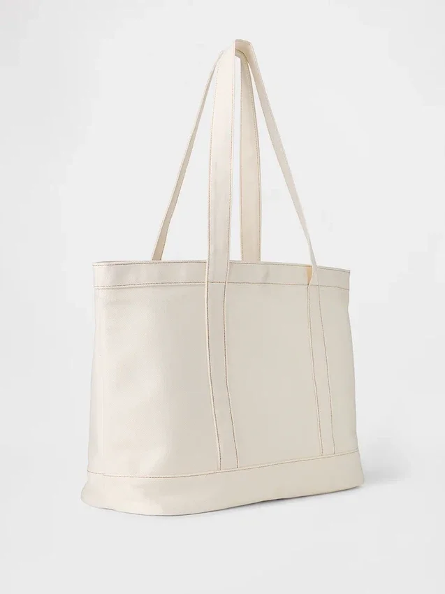 Gap-tote-väska i denim med logotyp