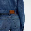 GAP × Victoria Beckham avslappnad, kort denimjacka