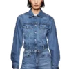 GAP × Victoria Beckham avslappnad, kort denimjacka