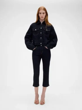 GAP × Victoria Beckham Capri-jeans med låg midja