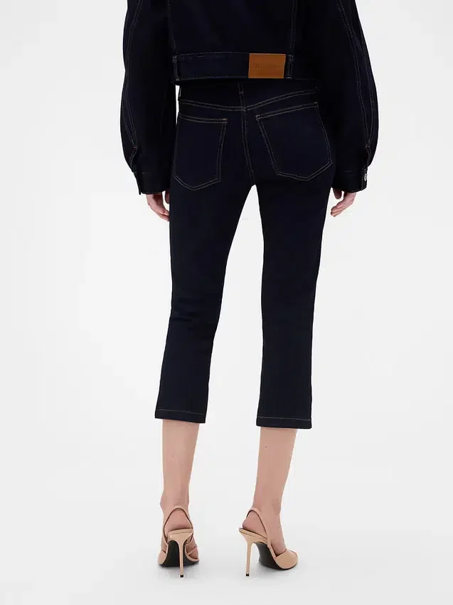 GAP × Victoria Beckham Capri-jeans med låg midja