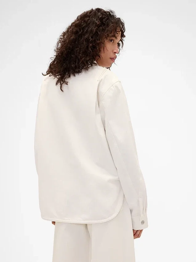 Gap × Victoria Beckham denimskjorta med dragkedja