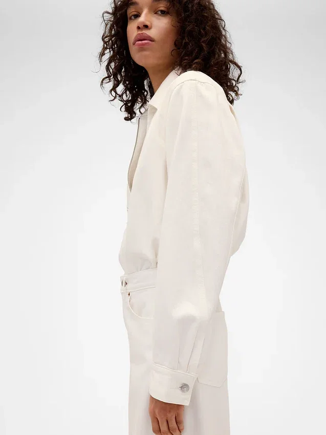 Gap × Victoria Beckham denimskjorta med dragkedja