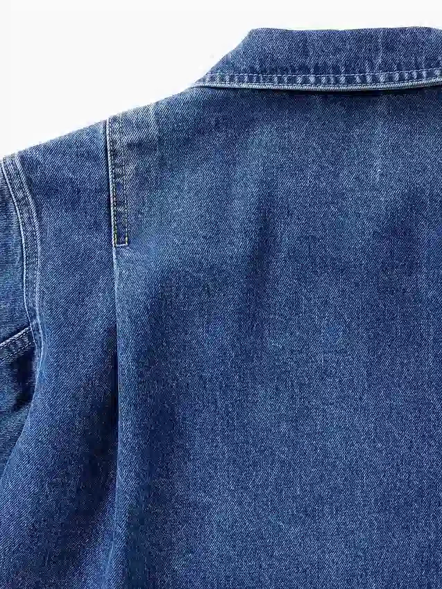 Gap × Victoria Beckham denimskjorta med dragkedja