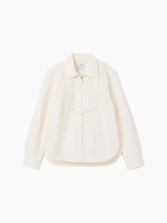 Gap × Victoria Beckham denimskjorta med dragkedja