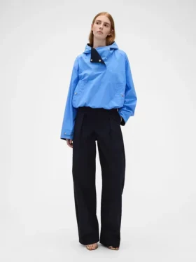 GAP × Victoria Beckham högmidjade byxor med veckad bågform