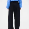 GAP × Victoria Beckham högmidjade byxor med veckad bågform
